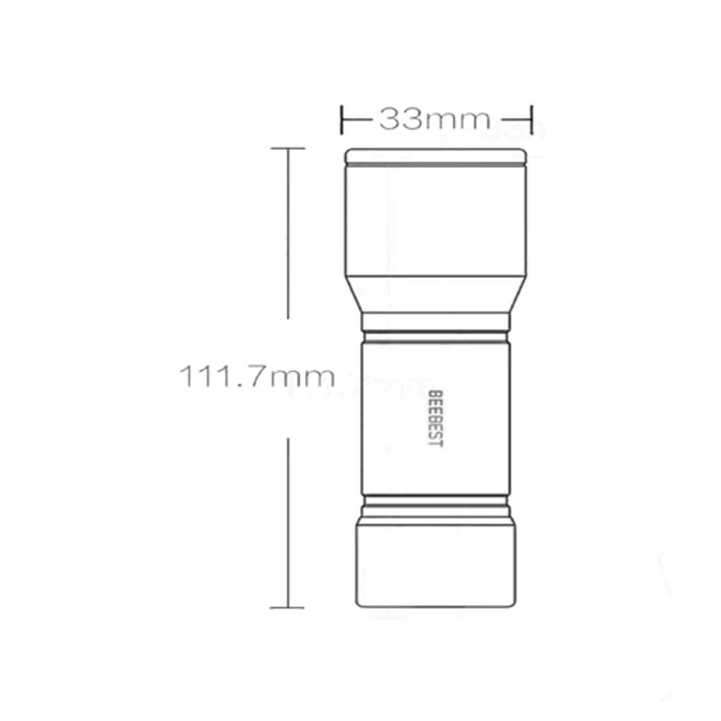 Портативный фонарь xiaomi beebest portable flashlight f1